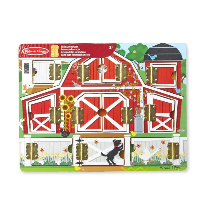 Melissa & Doug Aktivitetstavle i træ Magnetisk bondegård Hide & Seek i gruppen LEGETØJ, BØRN & BABY / Babyleg (0-3 år) / Aktivitetslegetøj hos TP E-commerce Nordic AB (C79796)