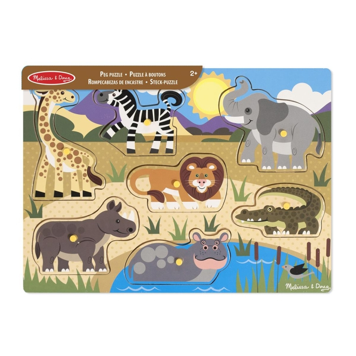 Melissa & Doug Puslespil af træ Safari i gruppen LEGETØJ, BØRN & BABY / Legetøj / Puslespil hos TP E-commerce Nordic AB (C79811)