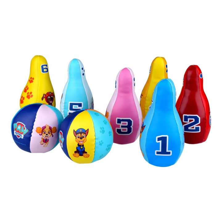 Barbo Toys Paw Patrol blødt bowling-sæt i gruppen LEGETØJ, BØRN & BABY / Legetøj / Brætspil / Spil til børn hos TP E-commerce Nordic AB (C79820)