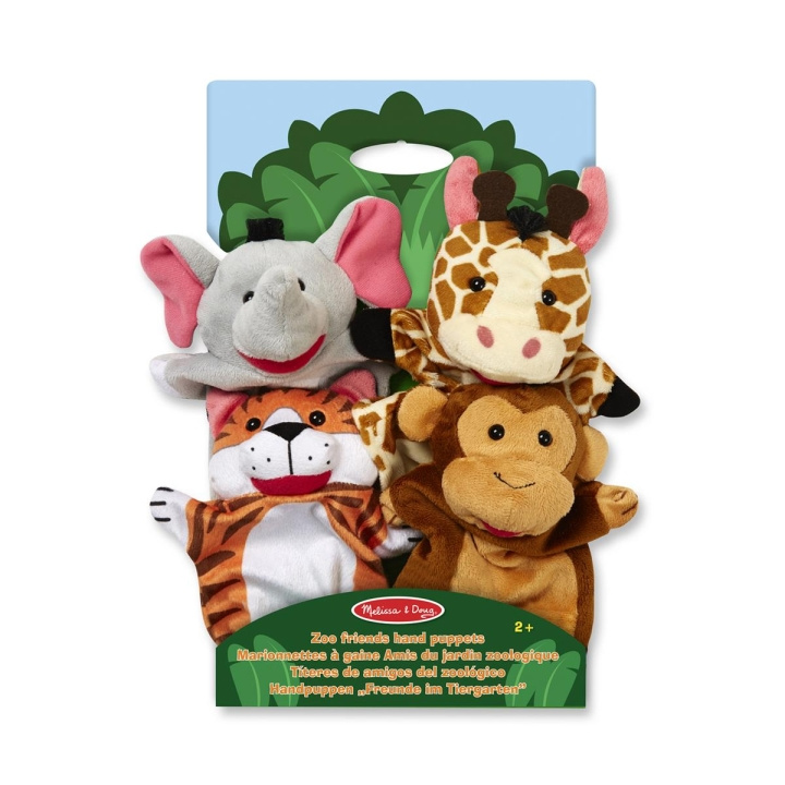 Melissa & Doug Hånddukker Zoo Venner i gruppen LEGETØJ, BØRN & BABY / Legetøj / Legetøj hos TP E-commerce Nordic AB (C79828)