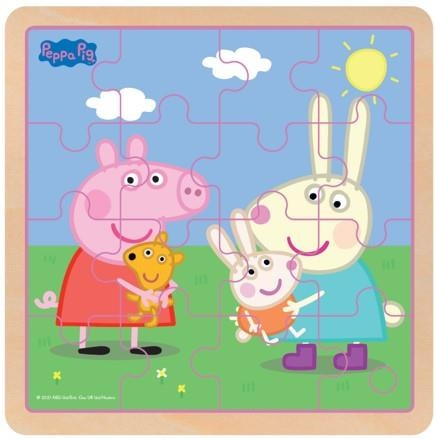 Barbo Toys Peppa Pig træpuslespil Rebecca i gruppen LEGETØJ, BØRN & BABY / Legetøj / Puslespil hos TP E-commerce Nordic AB (C79835)