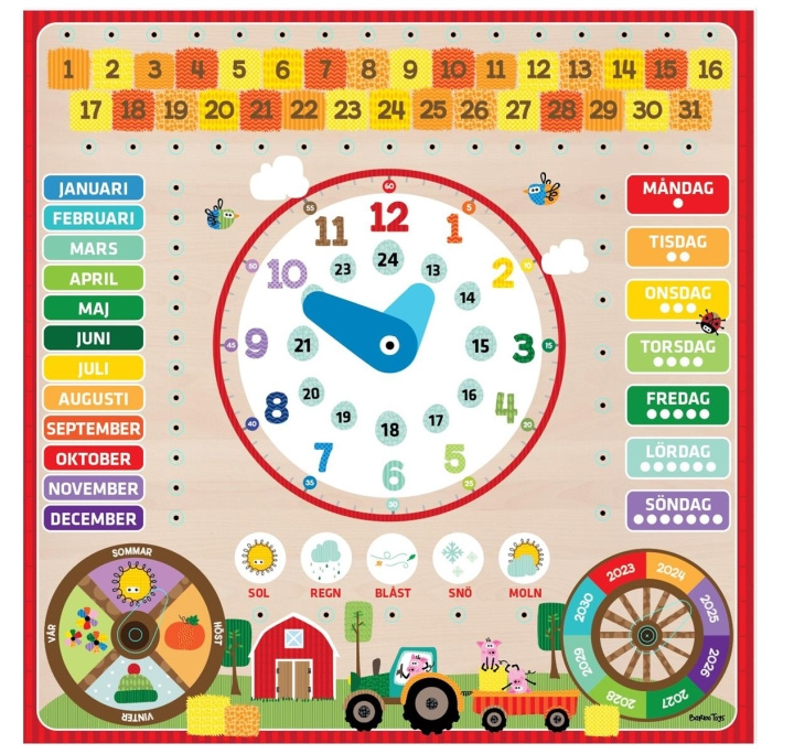 Barbo Toys Barbo Klassisk lærerkalender SE i gruppen LEGETØJ, BØRN & BABY / Legetøj / Tegne og tælle hos TP E-commerce Nordic AB (C79839)