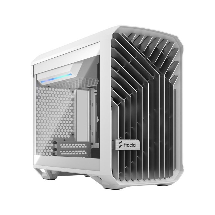 Fractal Design Torrent Nano hvid TG klar farvetone i gruppen COMPUTERTILBEHØR / Computerkomponenter / Kabinet hos TP E-commerce Nordic AB (C79918)