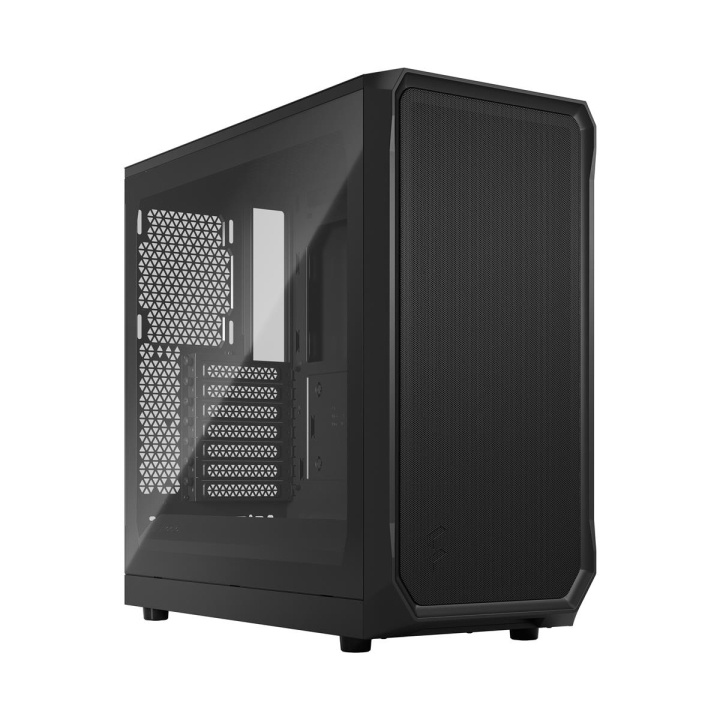 Fractal Design Focus 2 Sort TG Clear Tint i gruppen COMPUTERTILBEHØR / Computerkomponenter / Kabinet hos TP E-commerce Nordic AB (C79919)