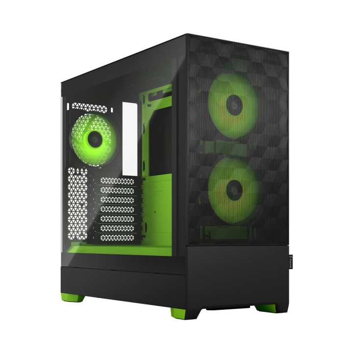 Fractal Design Pop Air RGB Green Core TG Clear Tint i gruppen COMPUTERTILBEHØR / Computerkomponenter / Kabinet hos TP E-commerce Nordic AB (C79928)