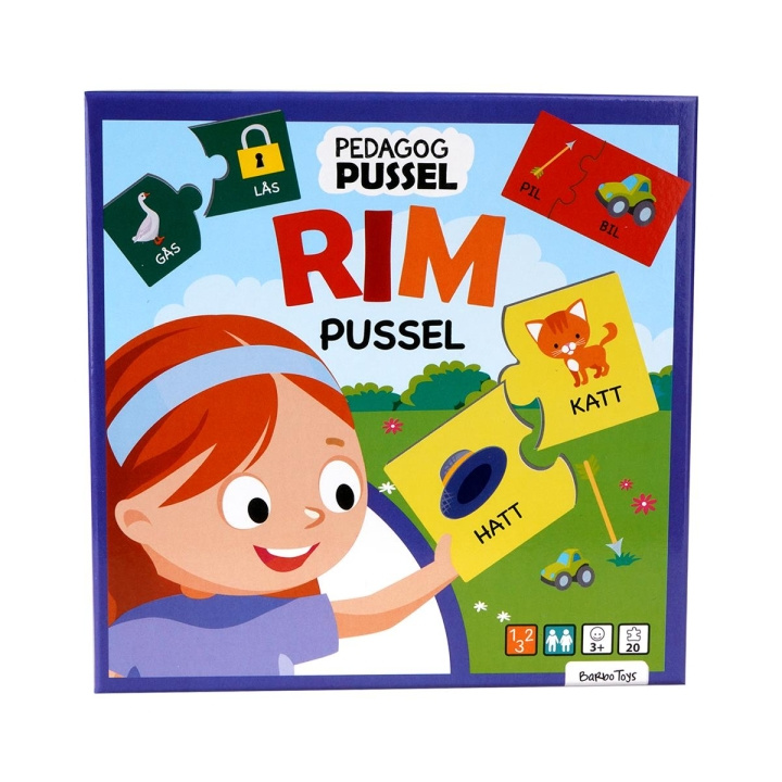 Barbo Toys Barbo Classic Pedagog Spel Rim Pussel (SE) i gruppen LEGETØJ, BØRN & BABY / Legetøj / Tegne og tælle hos TP E-commerce Nordic AB (C79961)