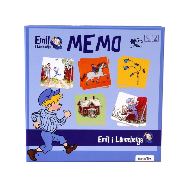 Barbo Toys Emil Memo i gruppen LEGETØJ, BØRN & BABY / Legetøj / Brætspil / Spil til børn hos TP E-commerce Nordic AB (C79962)