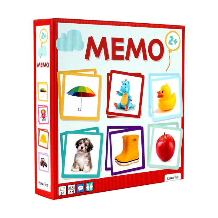 Barbo Toys Babro Classic Min første memo i gruppen LEGETØJ, BØRN & BABY / Legetøj / Brætspil / Spil til børn hos TP E-commerce Nordic AB (C79964)