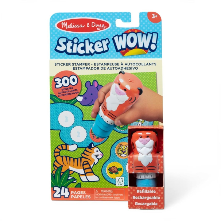 Melissa & Doug Klistermærke WOW! Tiger med bog og klistermærker i gruppen LEGETØJ, BØRN & BABY / Legetøj / Hobbyartikler hos TP E-commerce Nordic AB (C79974)