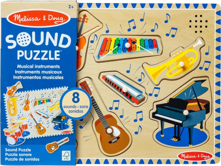 Melissa & Doug Lydpuslespil Musikinstrumenter i gruppen LEGETØJ, BØRN & BABY / Legetøj / Puslespil hos TP E-commerce Nordic AB (C79996)