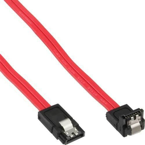 Cablexpert SATA III-kabel, 90°, 30 cm, rød i gruppen COMPUTERTILBEHØR / Kabler og adaptere / Interne / SATA hos TP E-commerce Nordic AB (C80050)