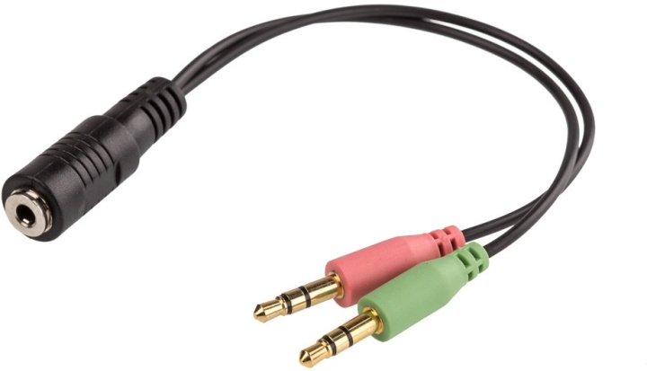 Cablexpert 4-polet TRRS CTIA headset-mikrofonadapter i gruppen HJEMMEELEKTRONIK / Kabler og adaptere / Audio Analog / Adaptere hos TP E-commerce Nordic AB (C80051)