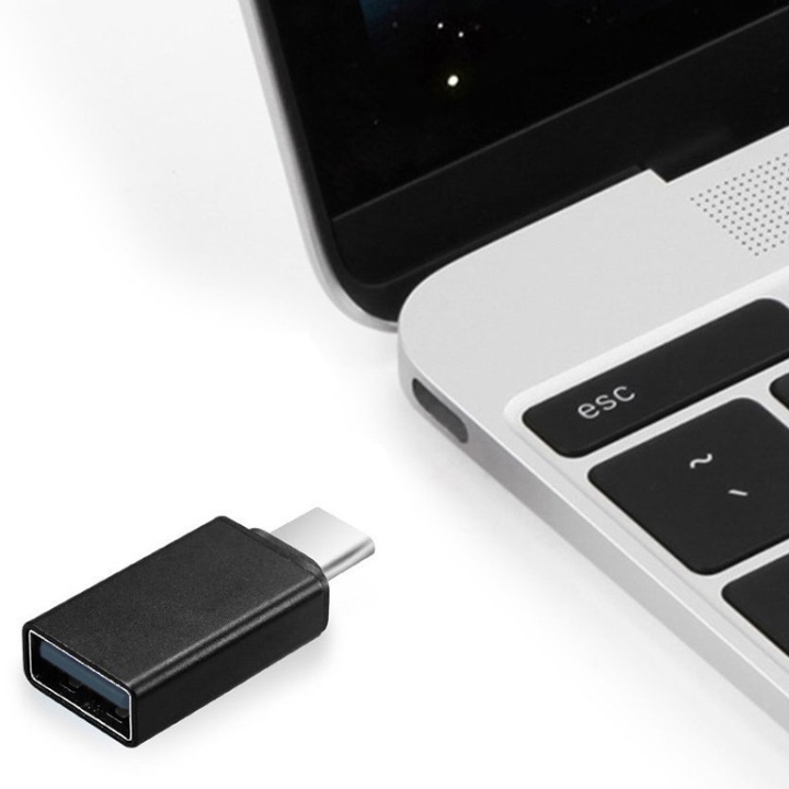 Cablexpert USB-C til A adapter i gruppen COMPUTERTILBEHØR / Kabler og adaptere / USB / USB-C hos TP E-commerce Nordic AB (C80181)