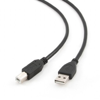 Cablexpert USB 2.0 A - B, han til han-kabel, 4,5 m i gruppen COMPUTERTILBEHØR / Kabler og adaptere / USB / USB-A hos TP E-commerce Nordic AB (C80184)