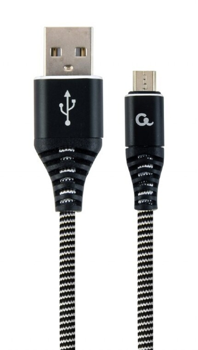 Cablexpert MicroUSB - USB-kabel, 1 m, sort i gruppen COMPUTERTILBEHØR / Kabler og adaptere / USB / Micro-USB hos TP E-commerce Nordic AB (C80216)