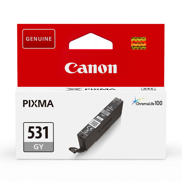 Canon CLI-531GY blækpatron, grå i gruppen COMPUTERTILBEHØR / Printere og tilbehør / Blæk og toner / Blækpatroner / Canon hos TP E-commerce Nordic AB (C80425)