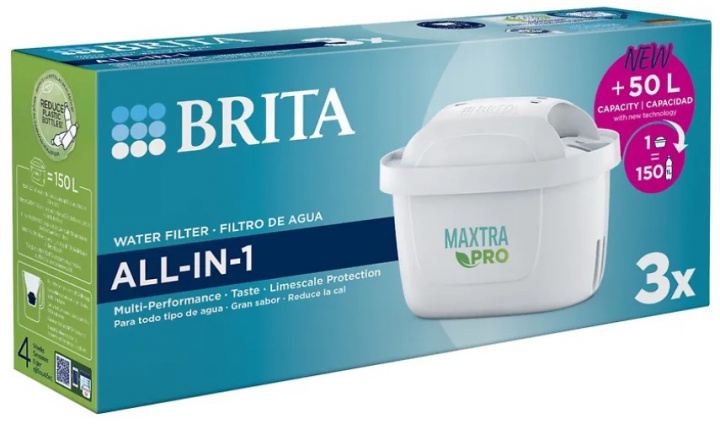 BRITA Maxtra Pro-filter, 3 stk i gruppen HJEM, HUS & HAVE / Køkkenredskaber / Øvrige køkkenredskaber hos TP E-commerce Nordic AB (C80441)