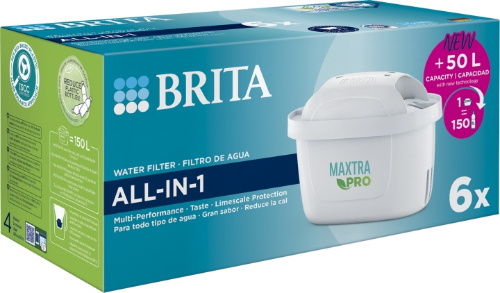 BRITA Maxtra Pro-filter, 6 stk i gruppen HJEM, HUS & HAVE / Køkkenredskaber / Øvrige køkkenredskaber hos TP E-commerce Nordic AB (C80442)