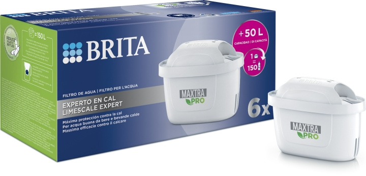 BRITA Maxtra Pro afkalkningsfilter, 6 stk i gruppen HJEM, HUS & HAVE / Husholdningsapparater / Kaffe og espresso / Filtre og tilbehør hos TP E-commerce Nordic AB (C80446)