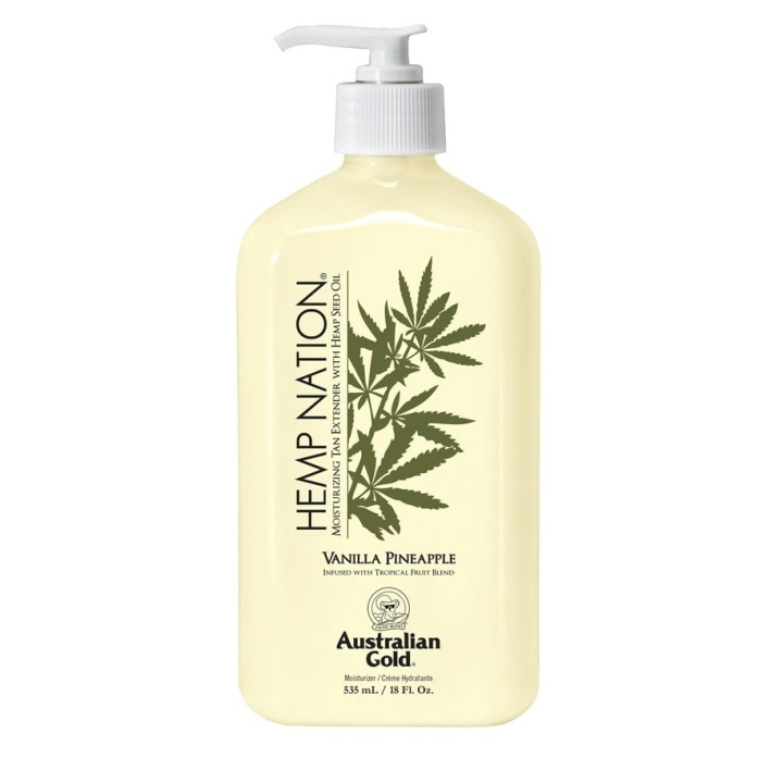 Australian Gold Hemp Nation Vanilla Pineapple Tan Extender Body Lotion 535 ml i gruppen SKØNHED & HELSE / Hudpleje / Kropspleje / Body lotion hos TP E-commerce Nordic AB (C80572)