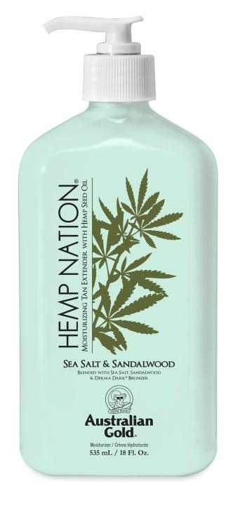 Australian Gold Hemp Nation Sea Salt & Sandalwood Tan Extender Body Lotion 535 ml i gruppen SKØNHED & HELSE / Hudpleje / Kropspleje / Body lotion hos TP E-commerce Nordic AB (C80573)