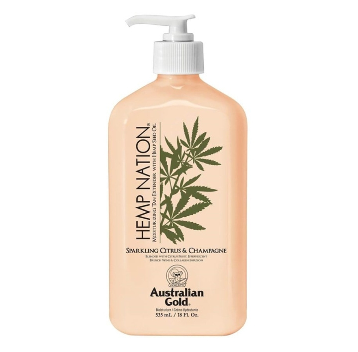 Australian Gold Hemp Nation Sparkling Citrus & Champagne Tan Extender Body Lotion 535 ml i gruppen SKØNHED & HELSE / Hudpleje / Kropspleje / Body lotion hos TP E-commerce Nordic AB (C80575)