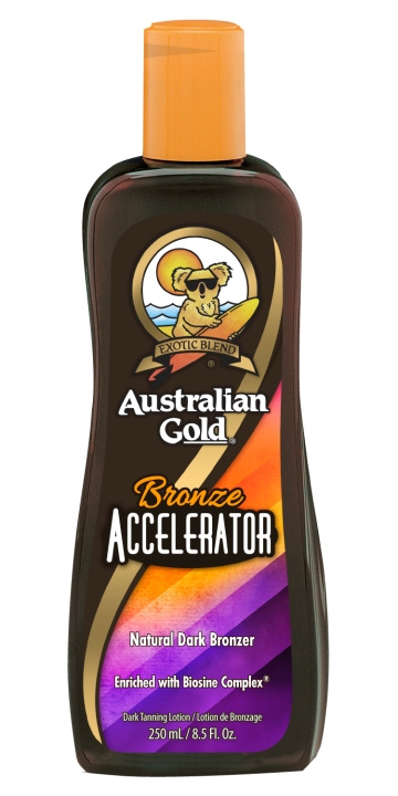 Australian Gold Bronze Accelerator Dark Tanning Lotion 250 ml i gruppen SKØNHED & HELSE / Hudpleje / Tanning / Solbeskyttelse hos TP E-commerce Nordic AB (C80593)