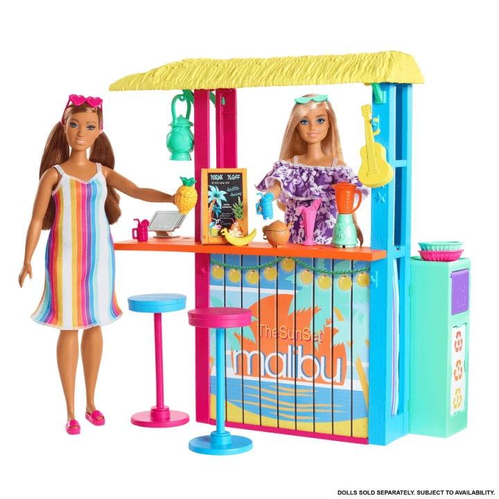 Barbie Legesættet The Ocean Beach Shack (GYG23) i gruppen LEGETØJ, BØRN & BABY / Legetøj / Docks og tilbehør hos TP E-commerce Nordic AB (C80606)