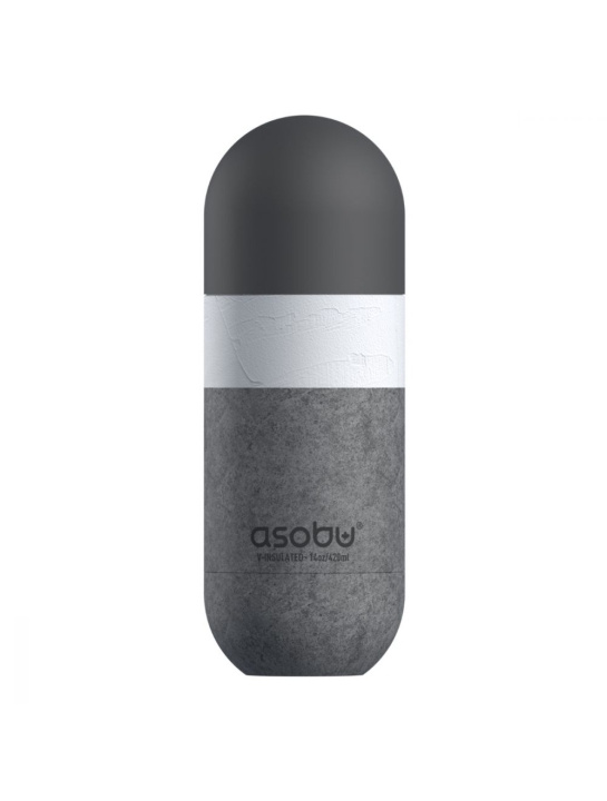 Asobu Orb drikkeflaske 400 ml - betonlook - (84259105011) i gruppen SPORT, FRITID & HOBBY / Friluftsliv / Termokander & vandflasker hos TP E-commerce Nordic AB (C80659)