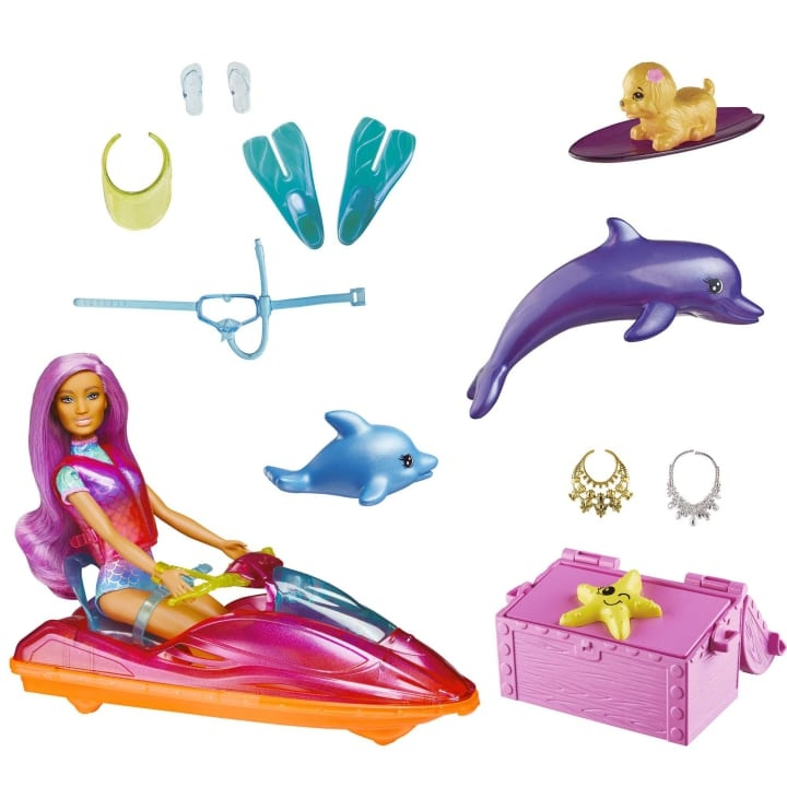 Barbie Dreamtopia dukke, køretøj og tilbehør (HBW90) i gruppen LEGETØJ, BØRN & BABY / Legetøj / Docks og tilbehør hos TP E-commerce Nordic AB (C80687)