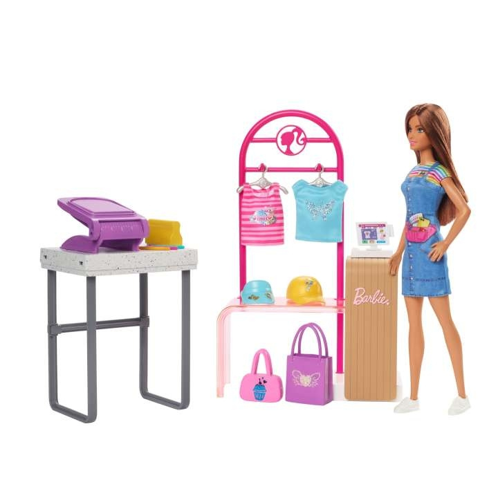 Barbie Make & Sell Boutique (HKT78) i gruppen LEGETØJ, BØRN & BABY / Legetøj / Docks og tilbehør hos TP E-commerce Nordic AB (C80690)