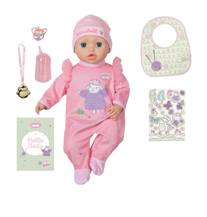 Baby Annabell Interaktiv Annabell 43 cm (706626) i gruppen LEGETØJ, BØRN & BABY / Legetøj / Docks og tilbehør hos TP E-commerce Nordic AB (C80724)