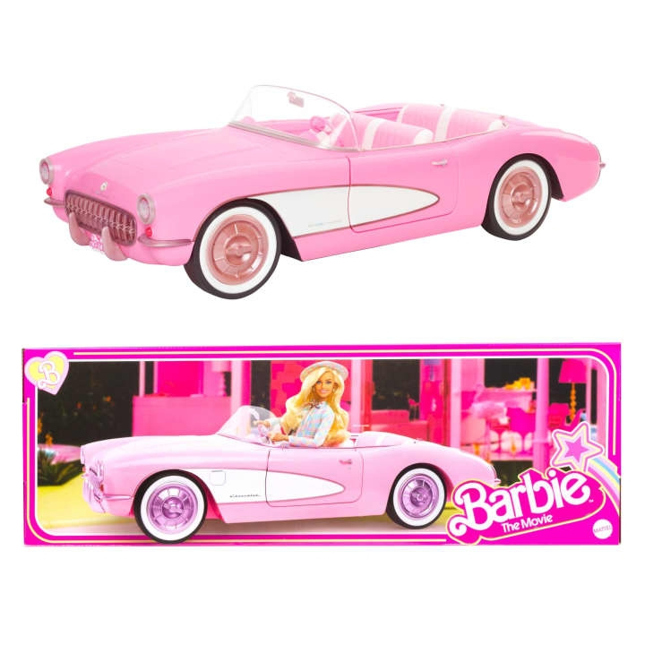 Barbie Pink Corvette til filmsamling (HPK02) i gruppen LEGETØJ, BØRN & BABY / Legetøj / Docks og tilbehør hos TP E-commerce Nordic AB (C80729)