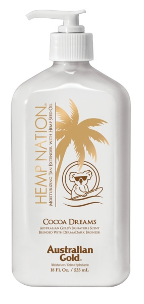 Australian Gold Hemp Nation Cocoa Dreams Tan Extender Body Lotion 535 ml i gruppen SKØNHED & HELSE / Hudpleje / Tanning / Brun uden sol hos TP E-commerce Nordic AB (C80737)