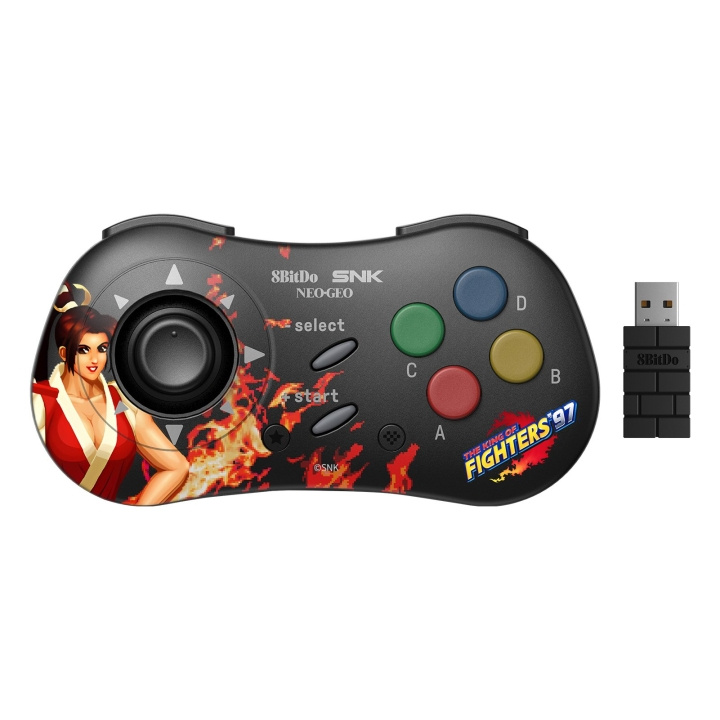 8Bitdo NEOGEO trådløs pad Mai Shiranui i gruppen HJEMMEELEKTRONIK / Spilkonsoller og tilbehør / Øvrige spil hos TP E-commerce Nordic AB (C80747)