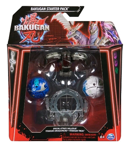 Bakugan Special Attack Nillious, Titanium Dragonoid & Titanium Trox i gruppen LEGETØJ, BØRN & BABY / Legetøj / Legetøj hos TP E-commerce Nordic AB (C80751)