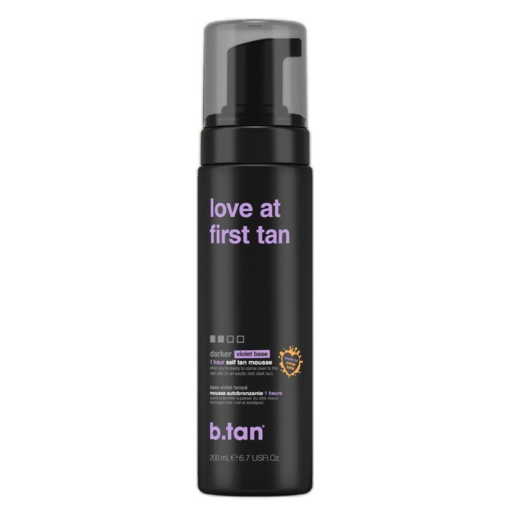 b.tan Love At First Tan Tan Mousse 200 ml i gruppen SKØNHED & HELSE / Hudpleje / Tanning / Brun uden sol hos TP E-commerce Nordic AB (C80845)