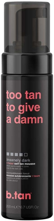 b.tan Too Tan To Give A Damn Tan Mousse 200 ml i gruppen SKØNHED & HELSE / Hudpleje / Tanning / Brun uden sol hos TP E-commerce Nordic AB (C80846)