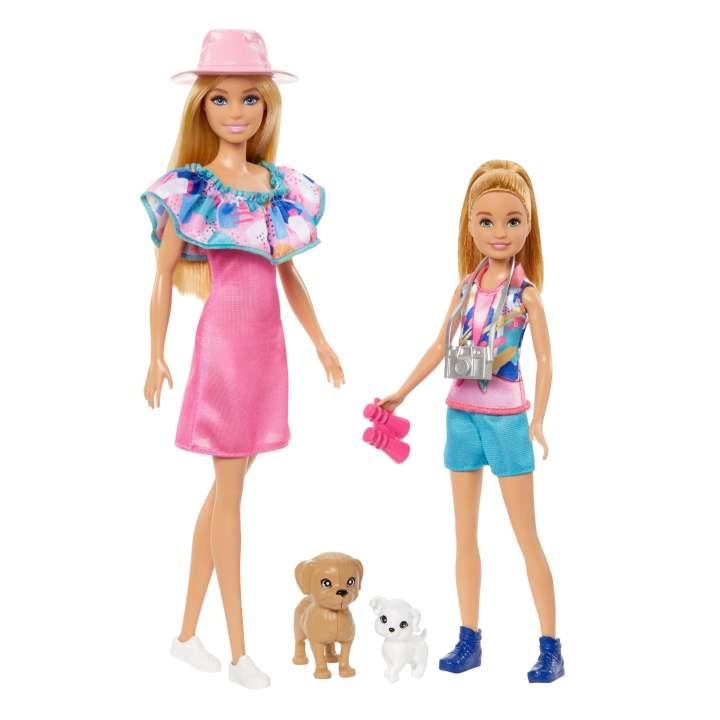 Barbie Stacie & Barbie Dukkesæt med 2 kæledyr (HRM09) i gruppen LEGETØJ, BØRN & BABY / Legetøj / Docks og tilbehør hos TP E-commerce Nordic AB (C80859)