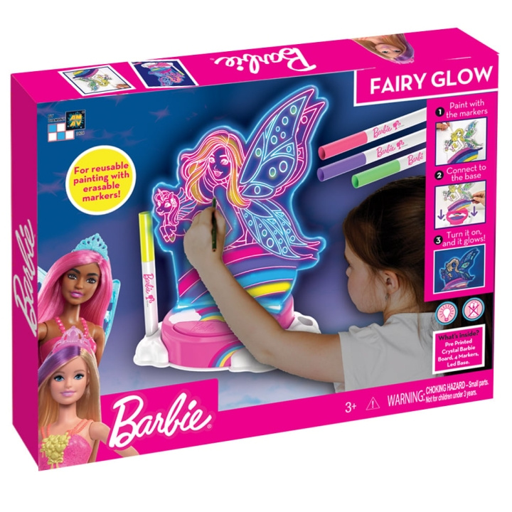 Barbie Dekoration til natlampe - Fairy Paint N Lite i gruppen LEGETØJ, BØRN & BABY / Legetøj / Docks og tilbehør hos TP E-commerce Nordic AB (C80883)