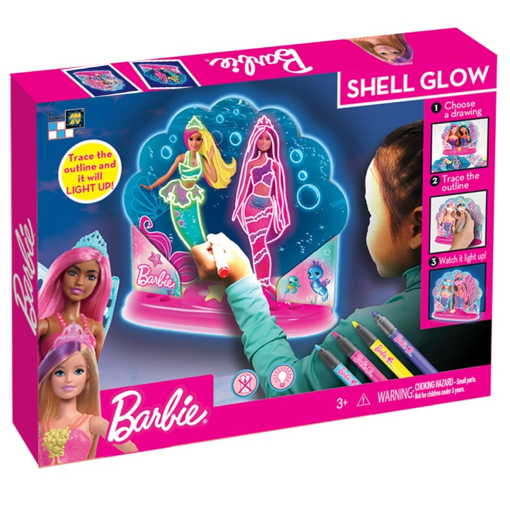 Barbie Dekoration til natlampe - Shell Glow (AM-5112) i gruppen LEGETØJ, BØRN & BABY / Legetøj / Docks og tilbehør hos TP E-commerce Nordic AB (C80884)