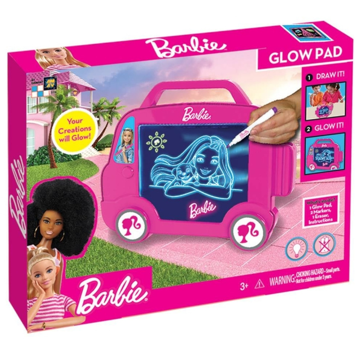 Barbie Tegneplade - Glow Pad (AM-5114) i gruppen LEGETØJ, BØRN & BABY / Legetøj / Tegne og tælle hos TP E-commerce Nordic AB (C80885)