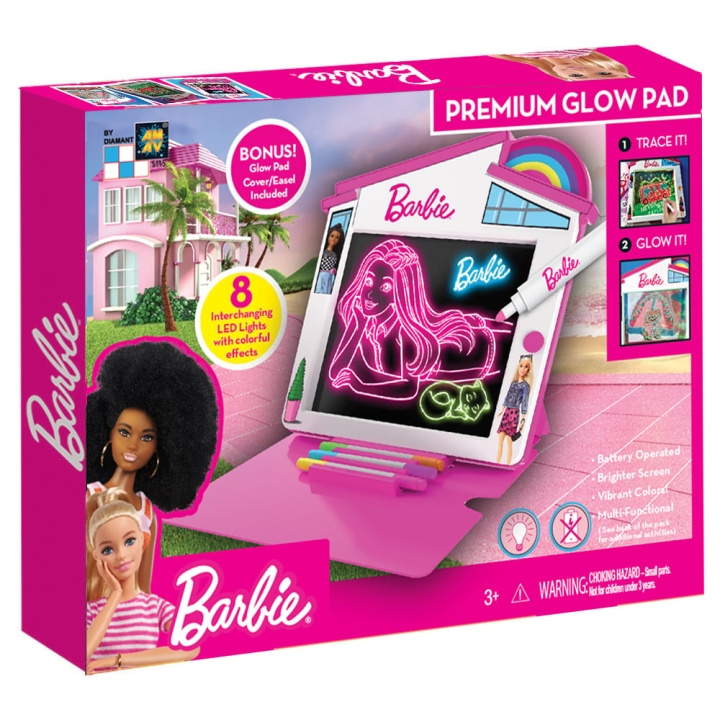 Barbie Tegneplade - Dreamhouse Premium Glow Pad (AM-5115) i gruppen LEGETØJ, BØRN & BABY / Legetøj / Tegne og tælle hos TP E-commerce Nordic AB (C80886)