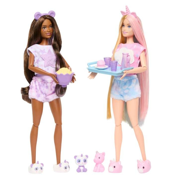 Barbie Cutie Reveal Slumber Party gavesæt (HRY15) i gruppen LEGETØJ, BØRN & BABY / Legetøj / Docks og tilbehør hos TP E-commerce Nordic AB (C80908)