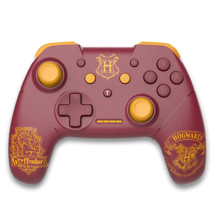 Trade Invaders Harry Potter - Trådløs controller - Gryffindor i gruppen HJEMMEELEKTRONIK / Spilkonsoller og tilbehør / Nintendo Switch / Tilbehør hos TP E-commerce Nordic AB (C80975)