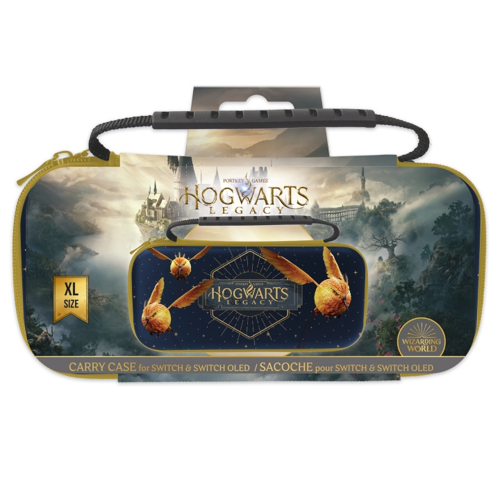 Trade Invaders Harry Potter - XL bæretaske - Hogwarts, Golden snitch i gruppen HJEMMEELEKTRONIK / Spilkonsoller og tilbehør / Nintendo Switch / Tilbehør hos TP E-commerce Nordic AB (C80982)