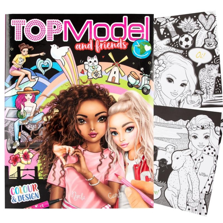 TOPModel Colour & Design-bog - (412451) i gruppen LEGETØJ, BØRN & BABY / Legetøj / Tegne og tælle hos TP E-commerce Nordic AB (C80985)