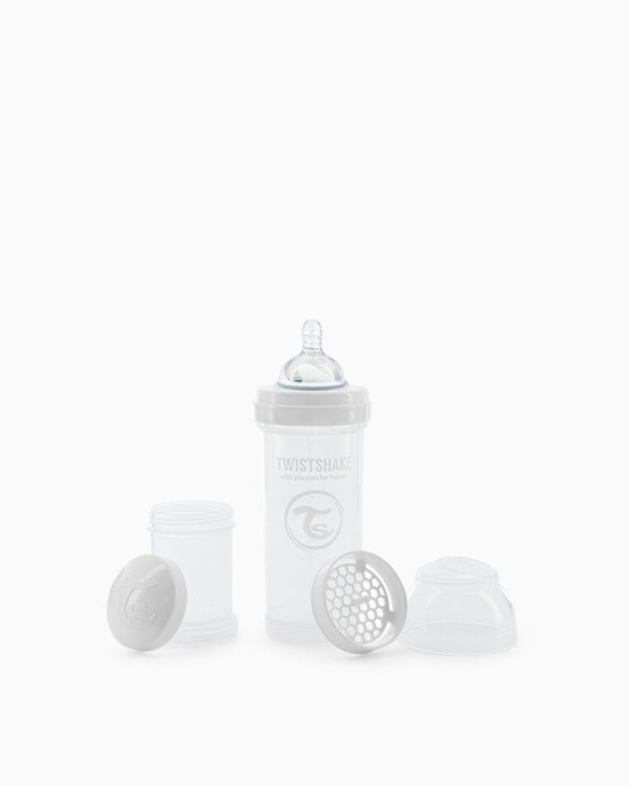 Twistshake Anti-Colic sutteflaske hvid 260 ml i gruppen LEGETØJ, BØRN & BABY / Mad & Drikke / Sutteflasker og tilbehør hos TP E-commerce Nordic AB (C81003)