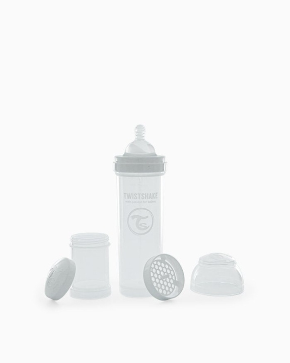 Twistshake Anti-Colic sutteflaske hvid 330 ml i gruppen LEGETØJ, BØRN & BABY / Mad & Drikke / Sutteflasker og tilbehør hos TP E-commerce Nordic AB (C81007)