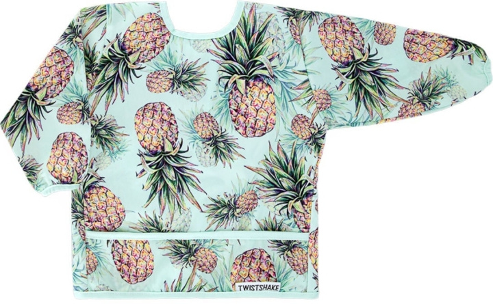 Twistshake Langærmet hagesmæk Pineapple i gruppen LEGETØJ, BØRN & BABY / Mad & Drikke / Hagesmække hos TP E-commerce Nordic AB (C81066)